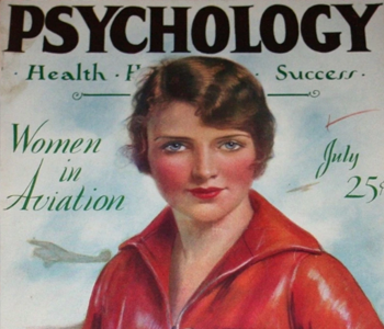 Magazine cover with the headline Women in Aviation